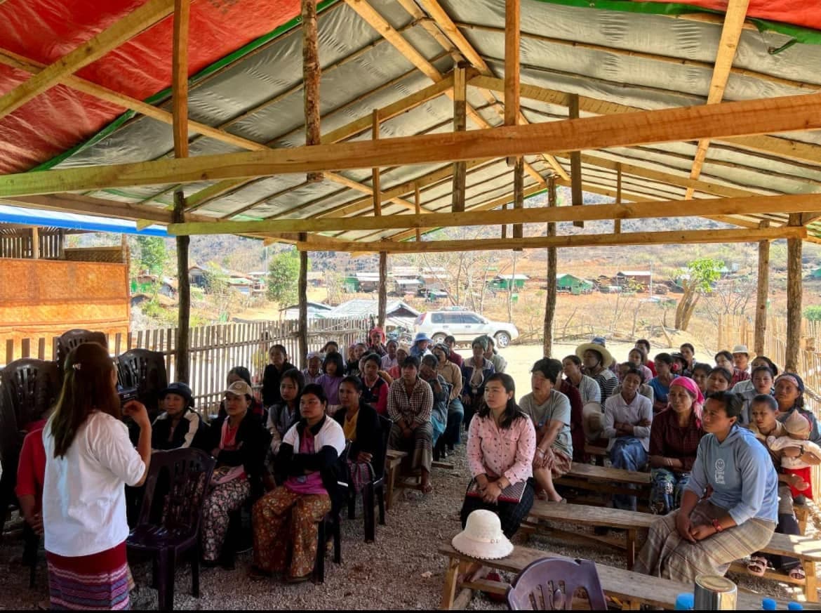 Community support session in progress